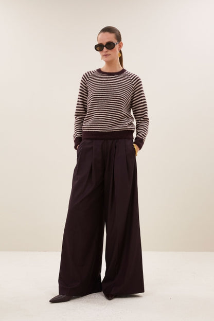 SALLY STRIPE PULLOVER