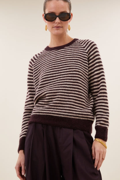 SALLY STRIPE PULLOVER