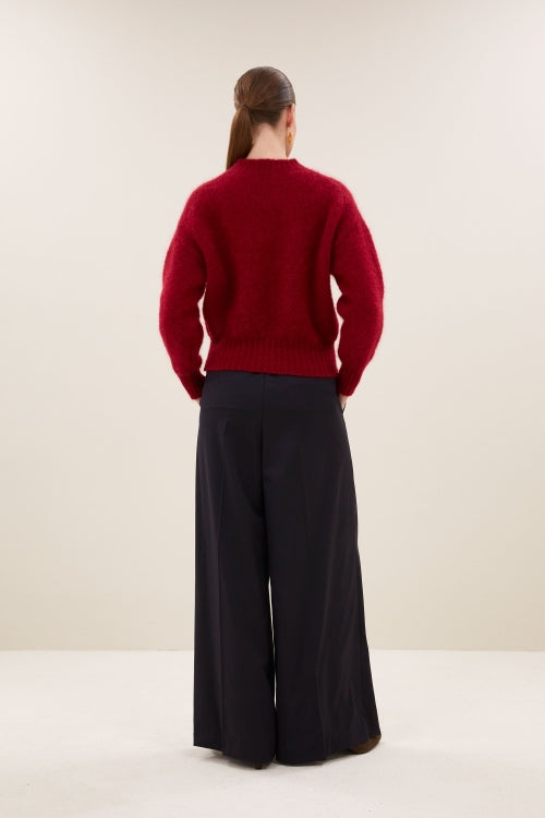 SONNY PULLOVER - WINE ROSE