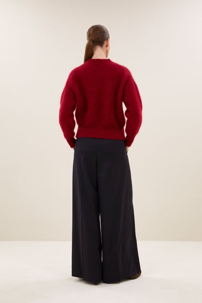 SONNY PULLOVER - WINE ROSE