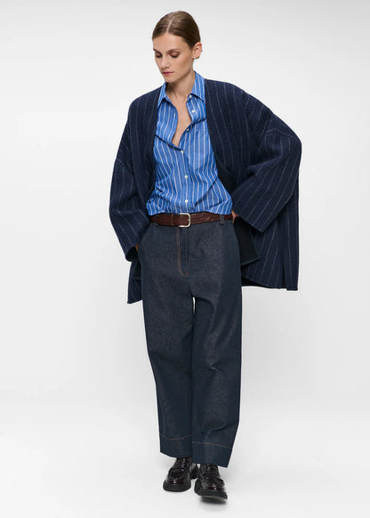 POPLIN STRIPE LONGSLEEVE SHIRT