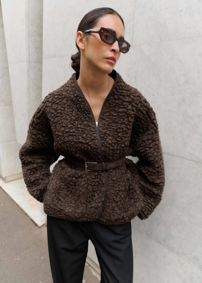 ATHENA JACKET CHOCOLAT