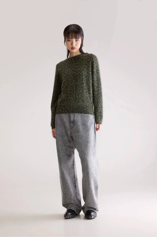 DIOAL LUIPAARDPRINT TRUI