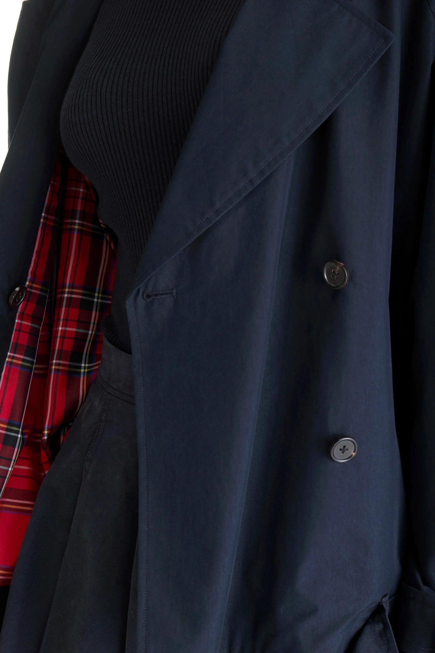 HELINA KORTE TRENCHCOAT NAVY