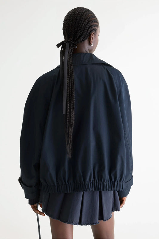 HELINA KORTE TRENCHCOAT NAVY