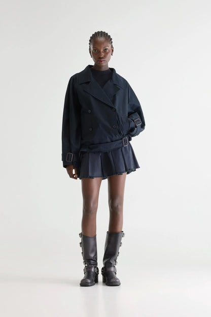 HELINA KORTE TRENCHCOAT NAVY