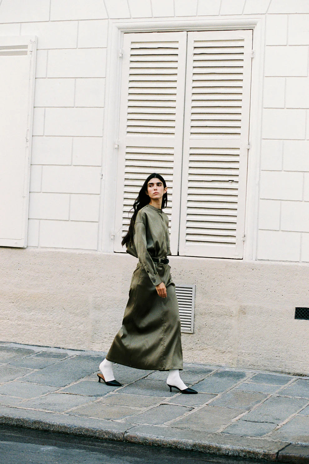 DENJAMIN DRESS OLIVE