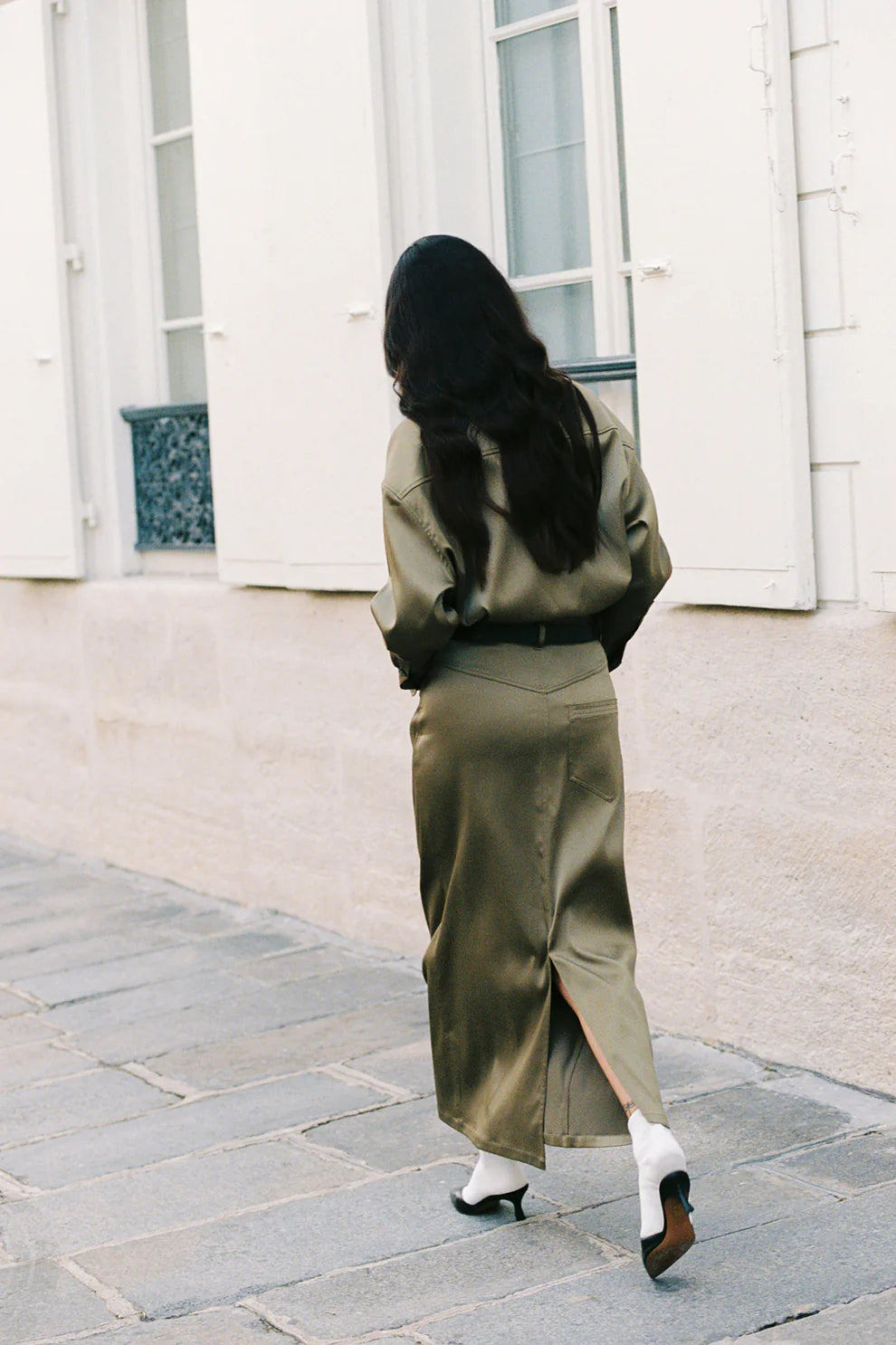 DENJAMIN DRESS OLIVE