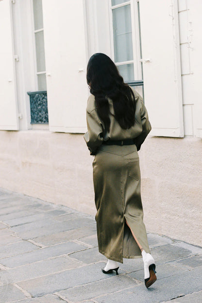 DENJAMIN DRESS OLIVE