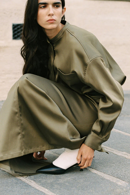 DENJAMIN DRESS OLIVE