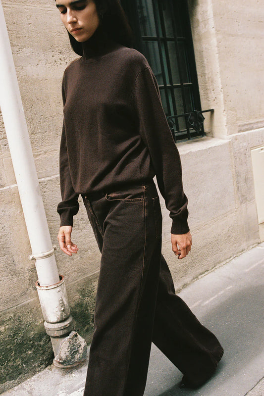 PAPAYA PANTS DARK BROWN