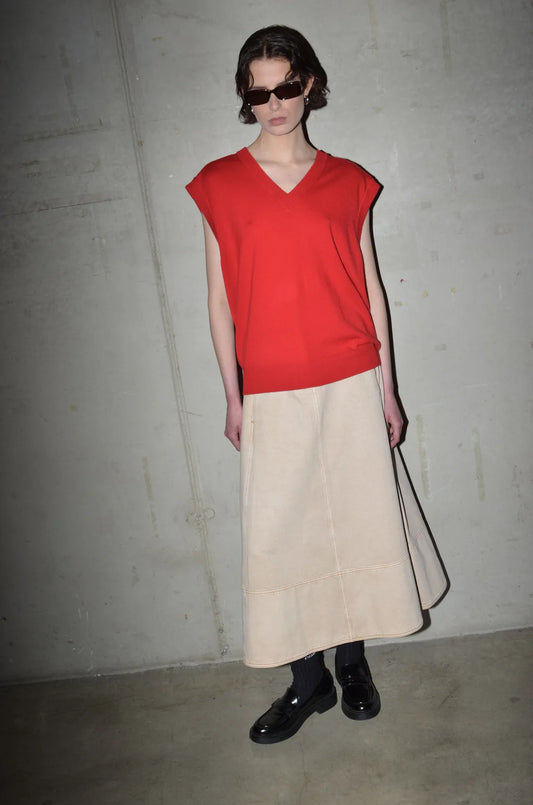 SHADOW SKIRT OATMEAL