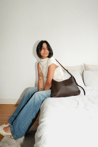 ZIP POCKET BAG CHOCOLAT