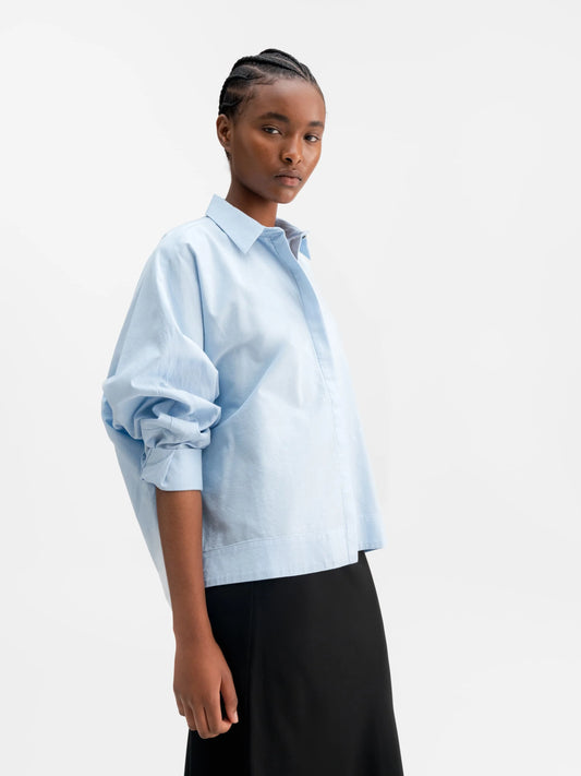 GIGI OXFORD SHIRT LIGHT BLUE