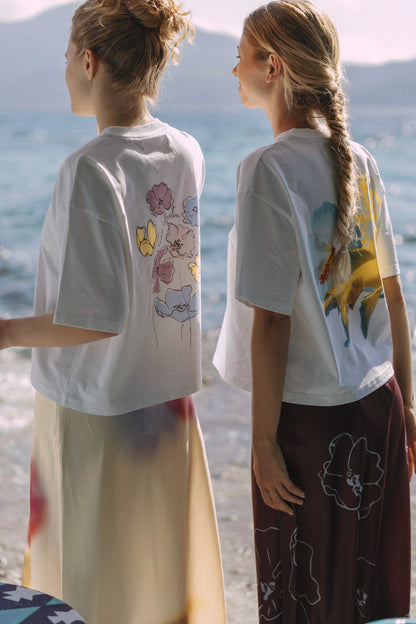 FLORE TEE PASTEL FLOWERS