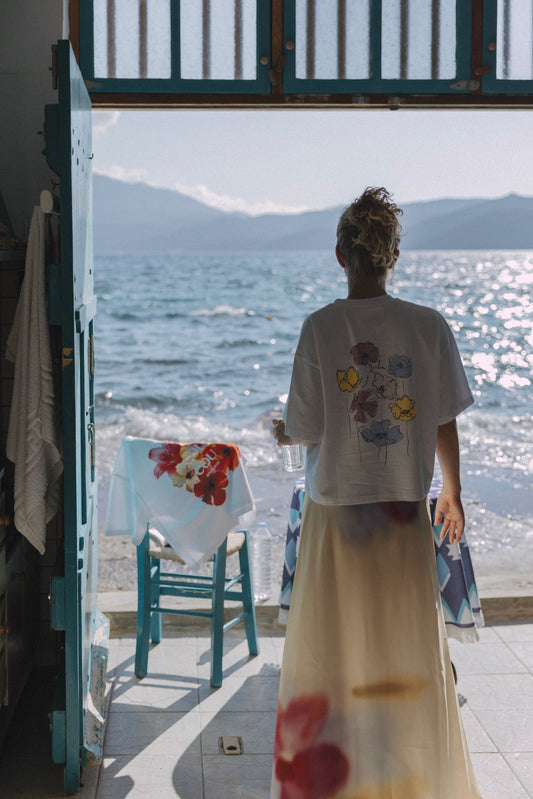 FLORE TEE PASTEL FLOWERS