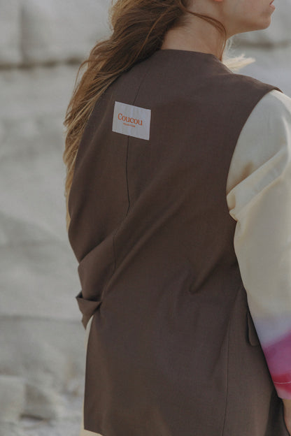 APEROL SPRITZ SLEEVELESS BLAZER