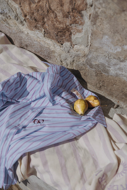 MOON SHIRT BORDEAUX STRIPE