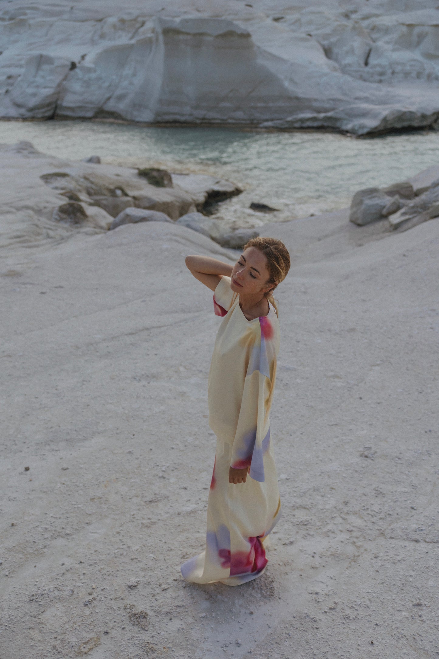 SUNSHINE SKIRT YELLOW DIGITAL PRINT