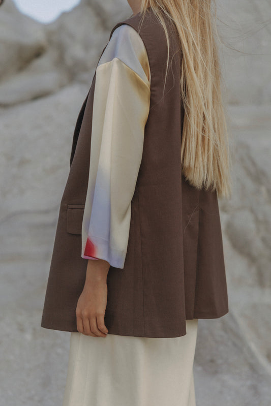 APEROL SPRITZ SLEEVELESS BLAZER