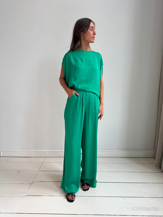 PALMA BLOUSE EMERALD GREEN