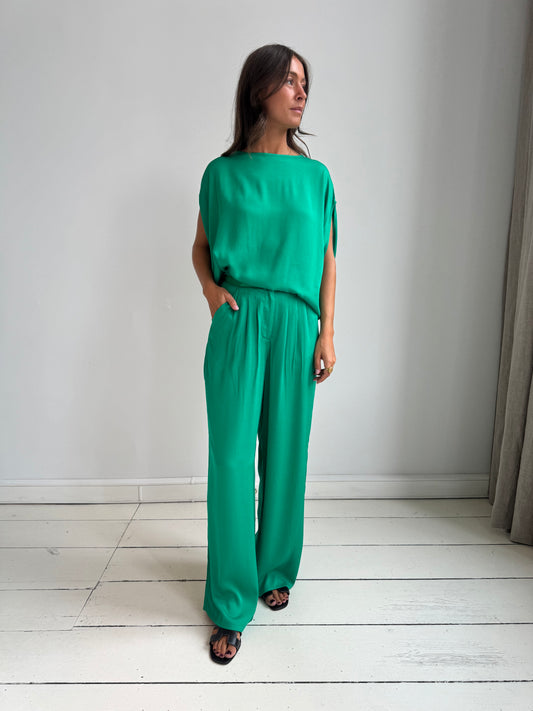 PALMA BLOUSE EMERALD GREEN