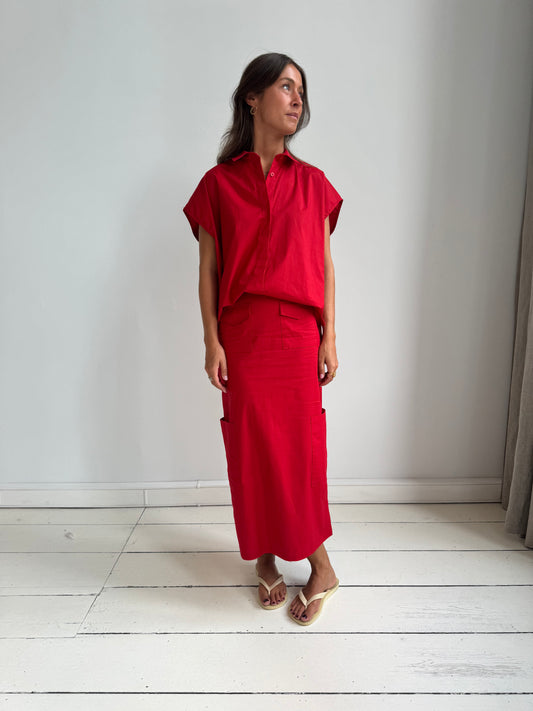 ANGIE SKIRT RED