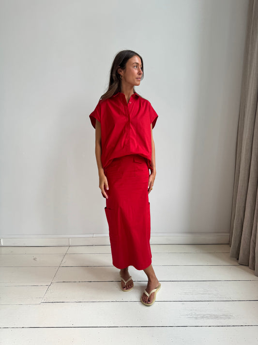 ANGIE SKIRT RED