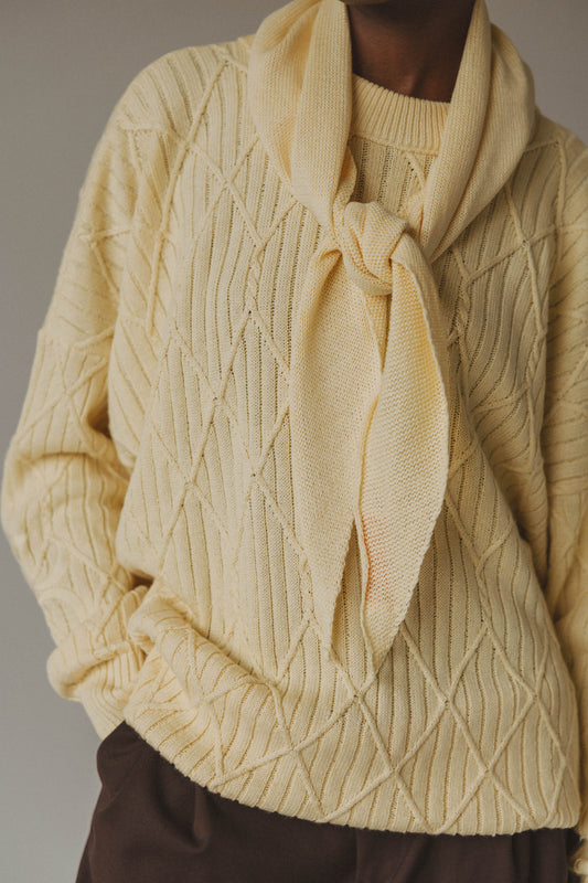 LADYBIRD LITTLE SCARF - YELLOW