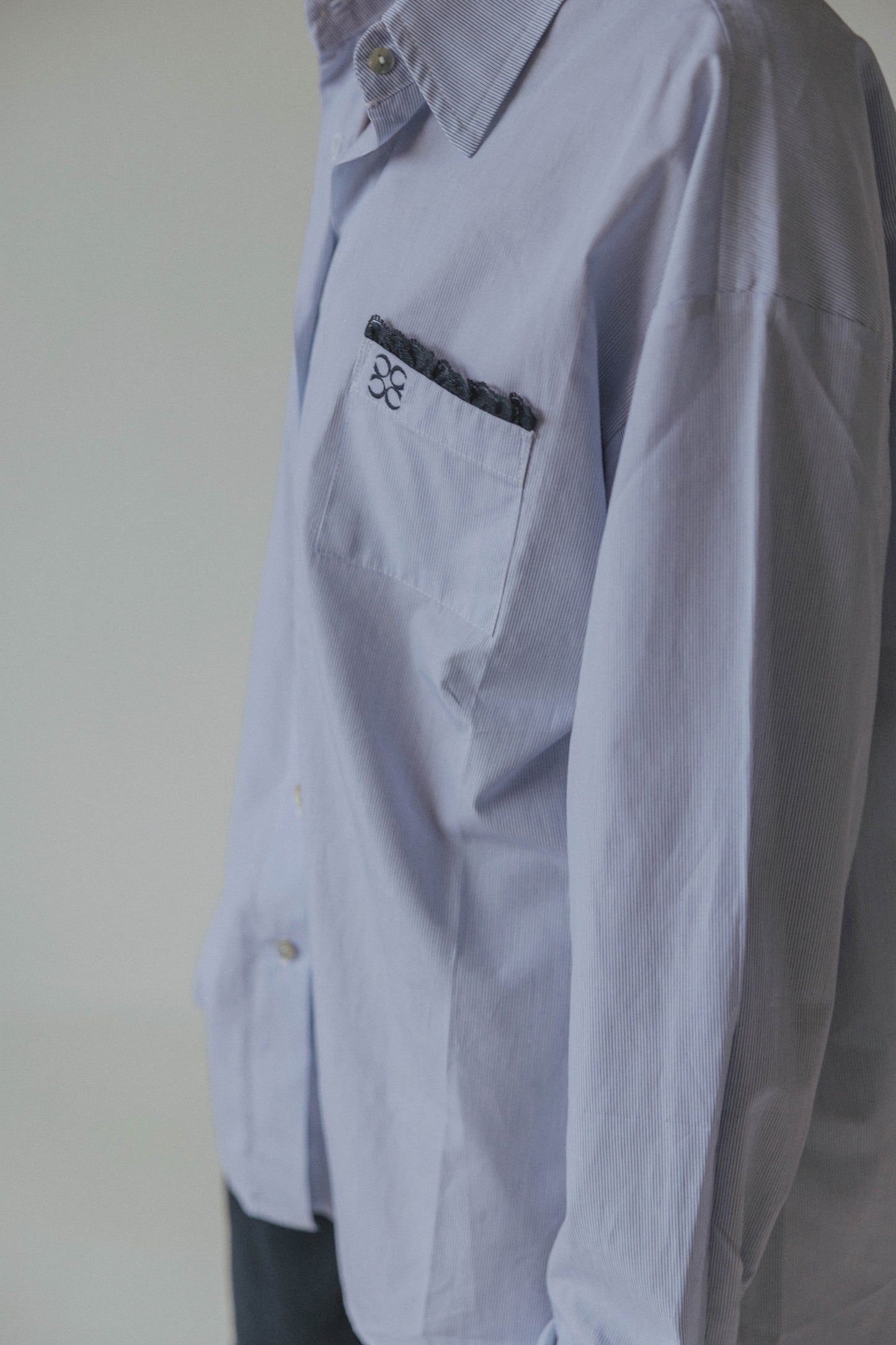 MOON BLOUSE - NAVY STRIPES
