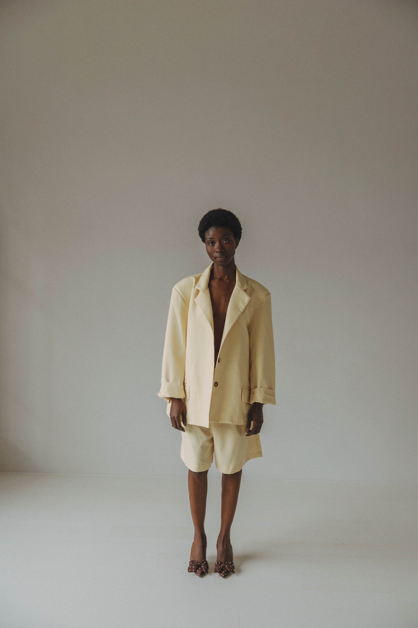 RAFFA BLAZER - BUTTER YELLOW
