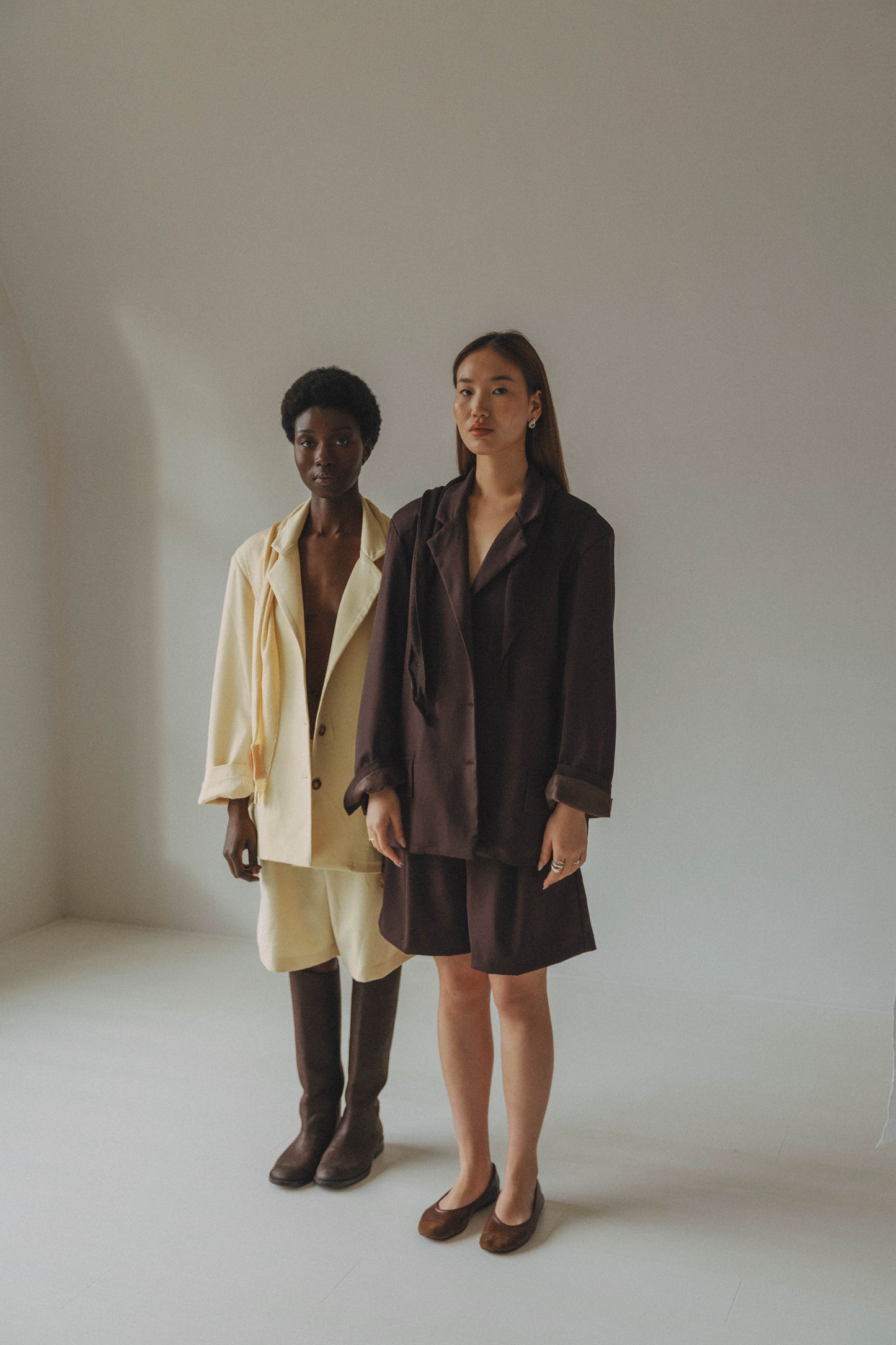 RAFFA BLAZER - BROWN