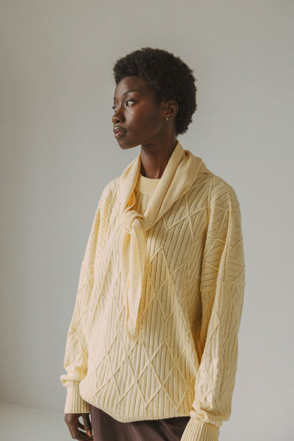 LADYBIRD LITTLE SCARF - YELLOW