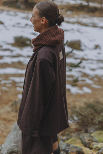 RAFFA BLAZER - BROWN