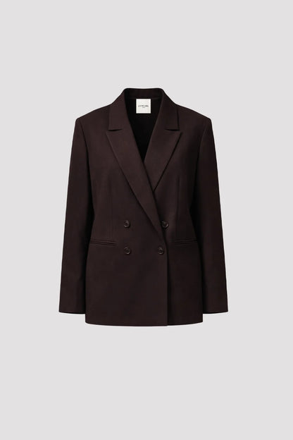 INDY BLAZER - DARK BROWN
