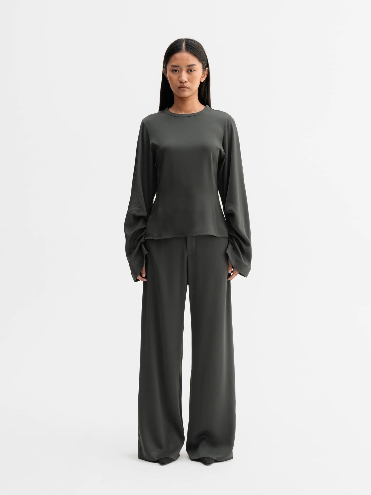 MILA TROUSERS - WOOD