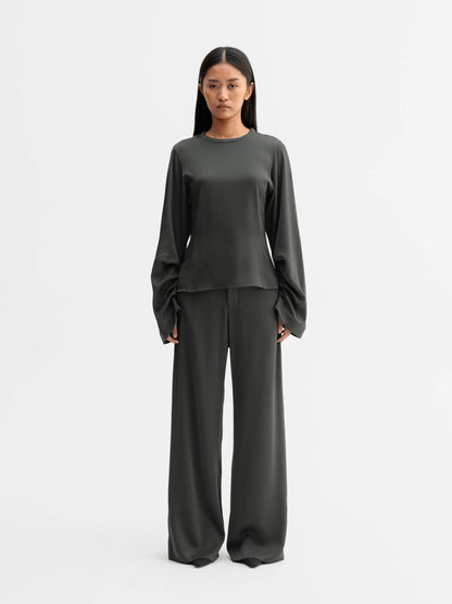 MILA TROUSERS - WOOD