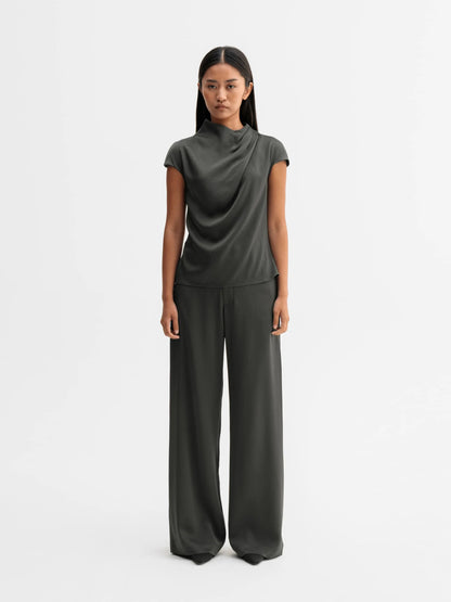 MILA TROUSERS - WOOD