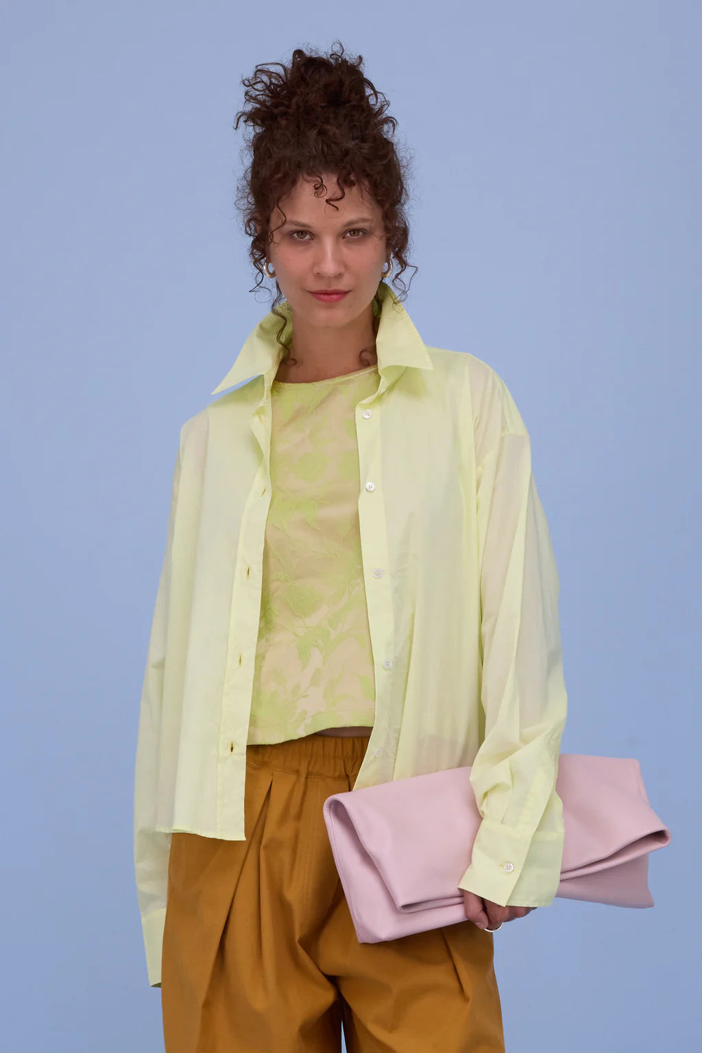 HERMINE HEMD TENDER YELLOW