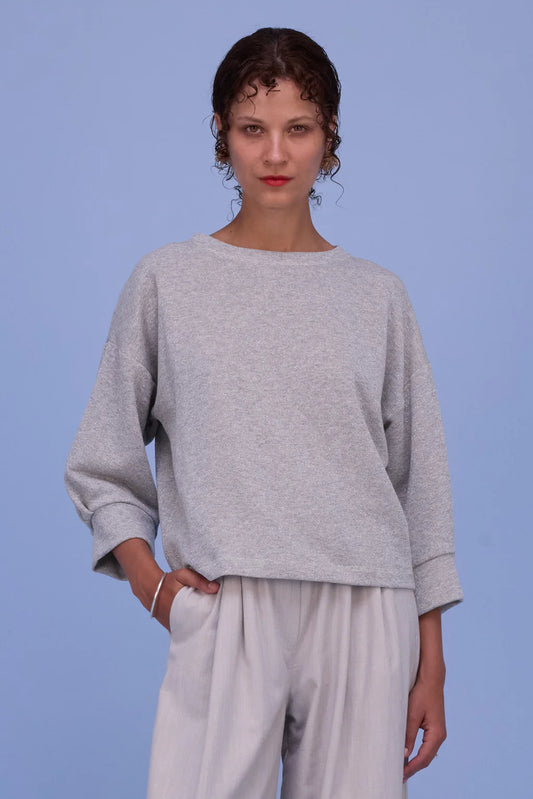CAVA SWEATER SILVER LUREX