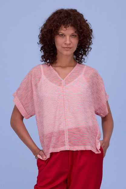 FARO BLOUSE RED