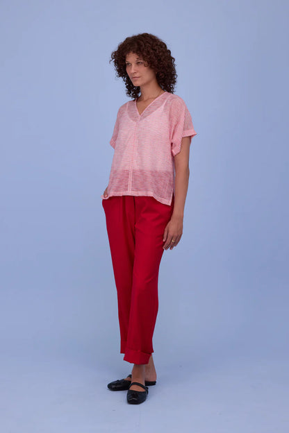 FARO BLOUSE RED