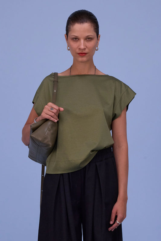 DEMI T-SHIRT DARK OLIVE