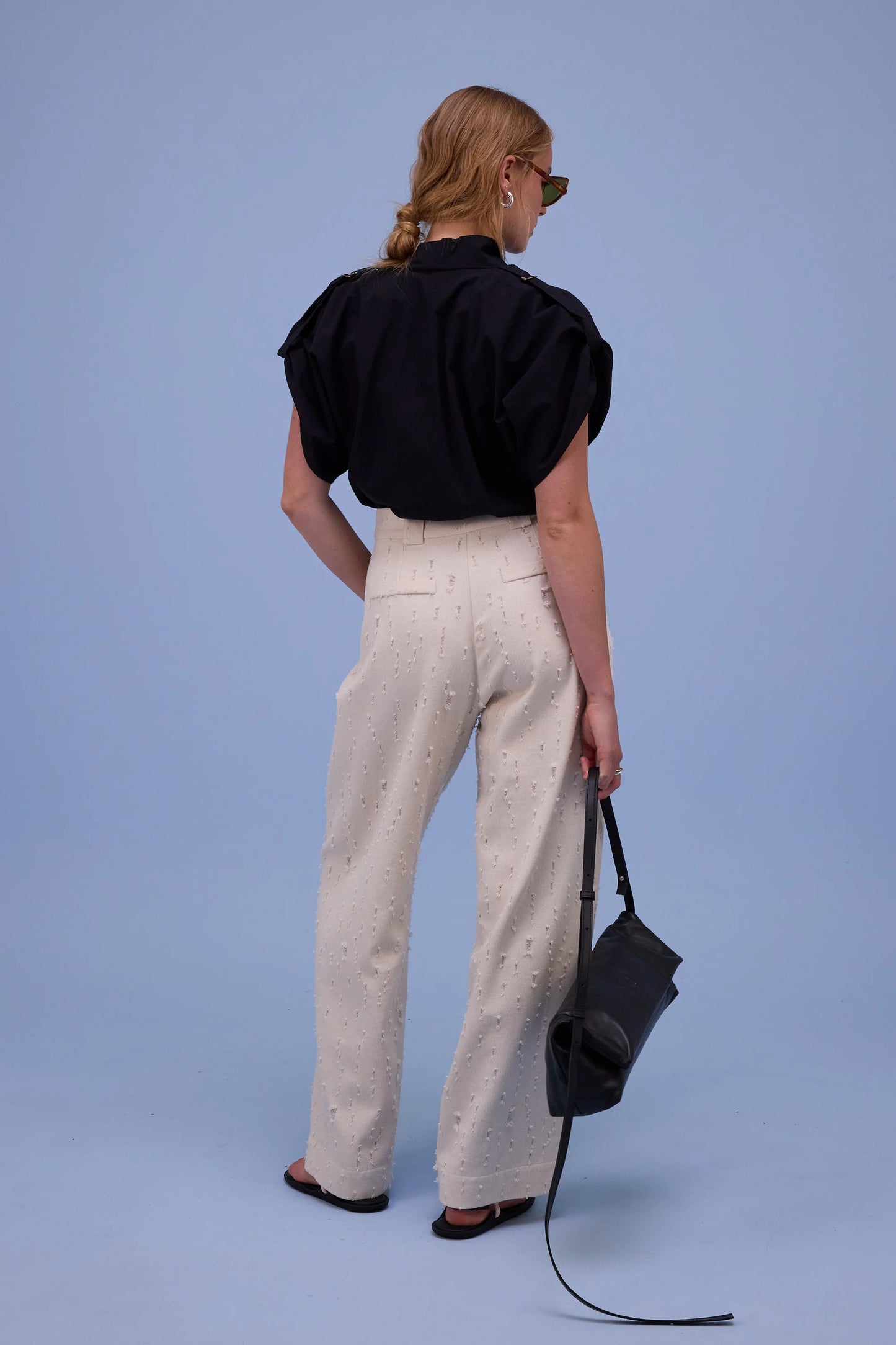FLORA BLOUSE ZWART