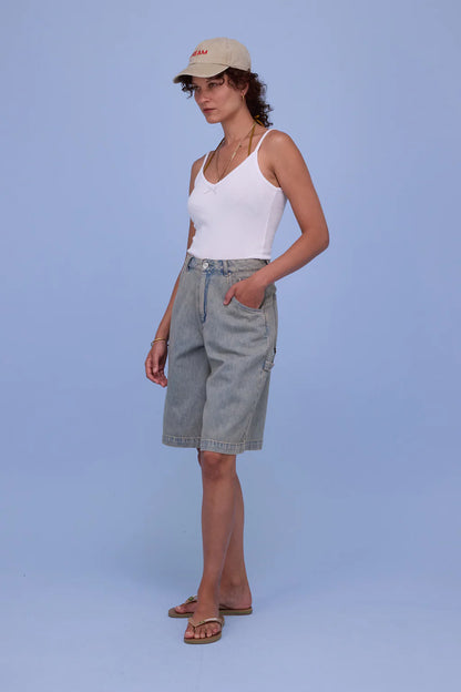 HOPPER BERMUDA SAND DENIM