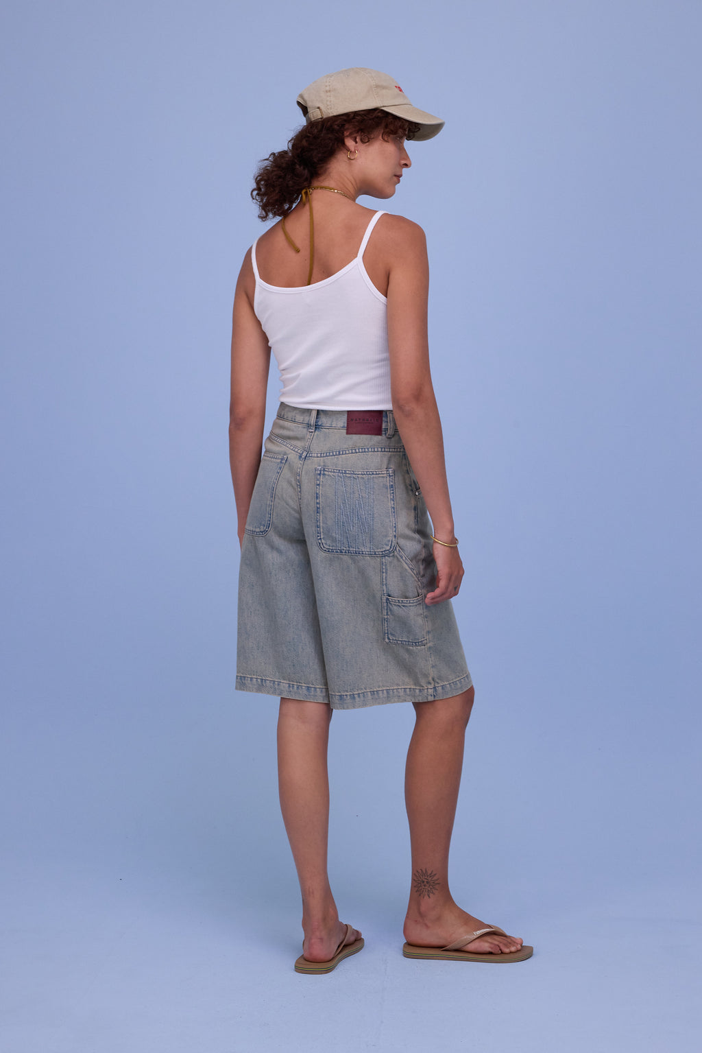 HOPPER BERMUDA SAND DENIM