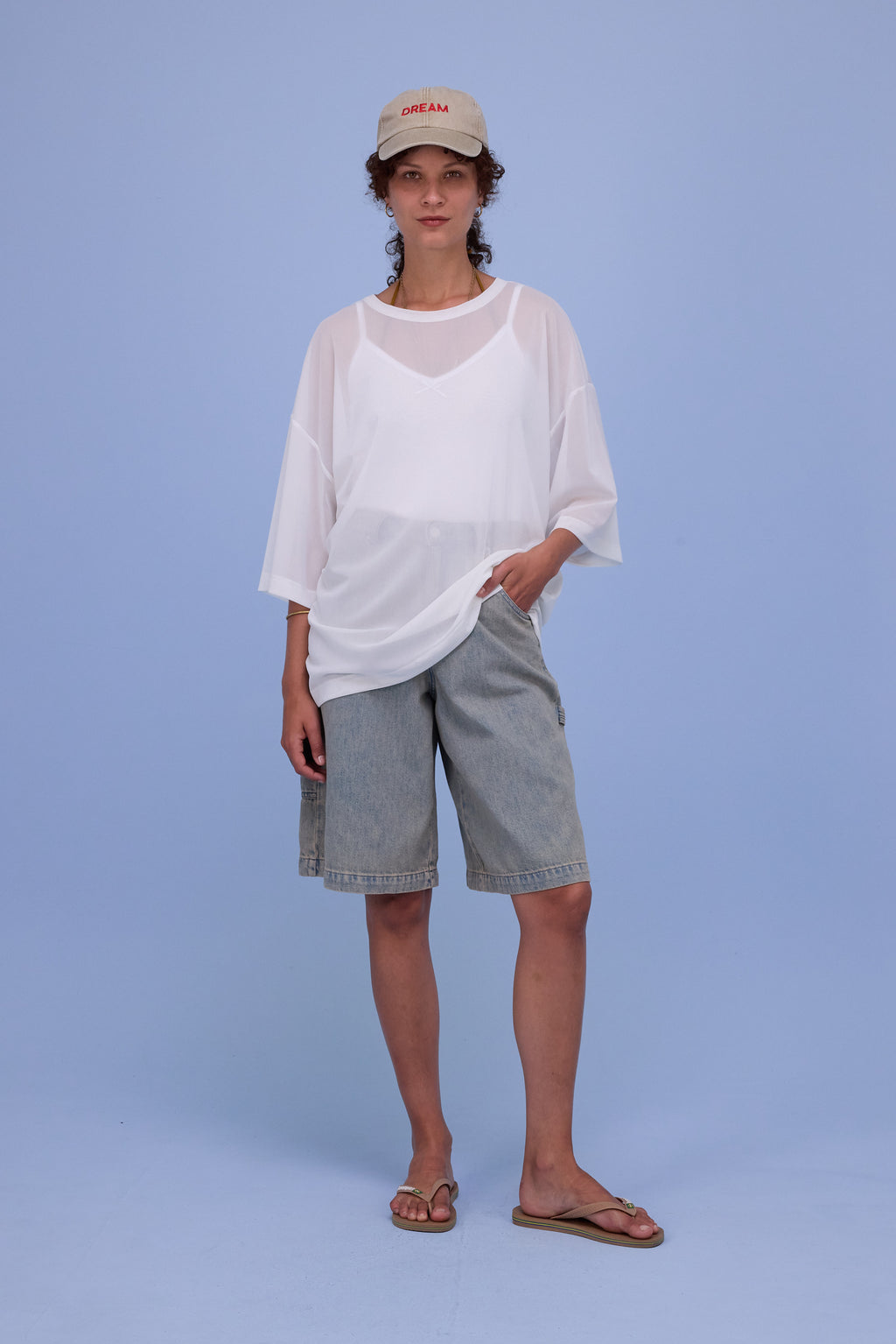 HOPPER BERMUDA SAND DENIM