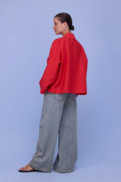 FLENN KIMONO FIESTA RED SANTOSO