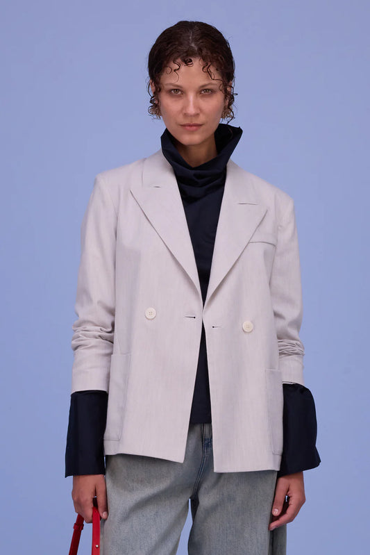 DAVOS BLAZER SOFT GREY