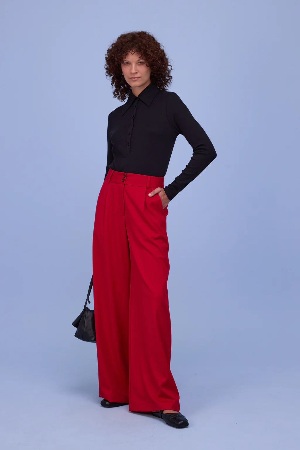 ZOELLA BROEK LIPSTICK RED